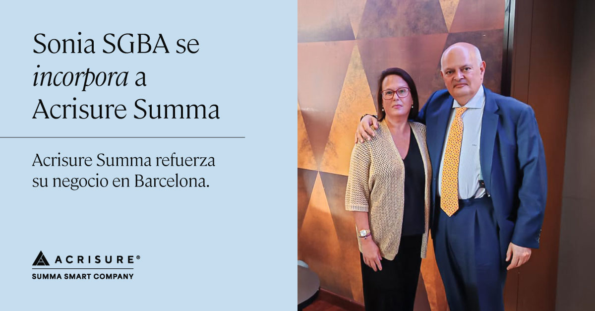 Acrisure Summa en Barcelona: Integración de Sonia SGBA